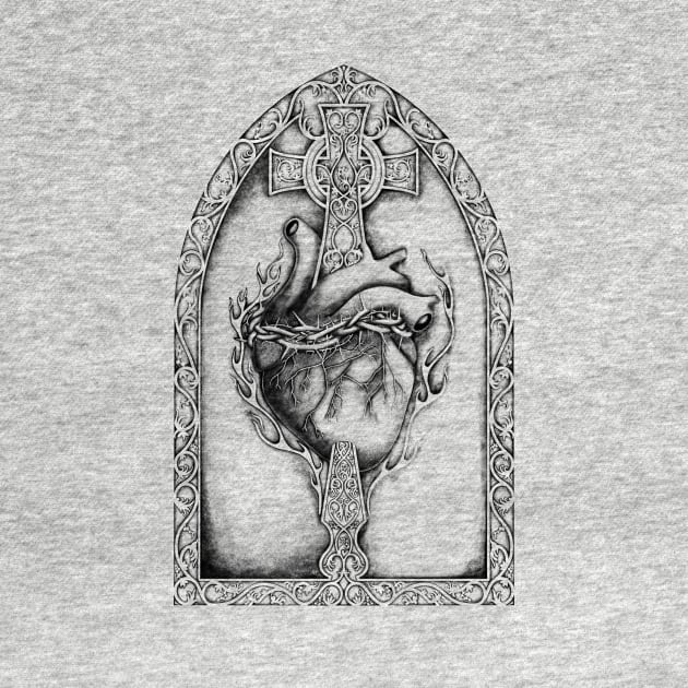 Sacred Heart of Jesus Christ by Art of Arklin